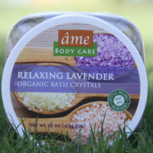 Relaxing Lavender Organic Bath Crystals